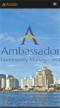 Mobile Screenshot of ambassadormanagement.com